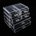 thumbnail image 3 of Caja de Almacenamiento Perfecl organizador de maquillaje Portátil 6 Cajones 24x15x20 cm, 3 of 8