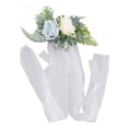 thumbnail image 1 of Flores para sillas de boda, arreglo floral para sillas con silla, arreglo floral, respaldo de silla, decoración floral, claridad notable, 1 of 8