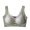 Mint Green, variant on Plus Size High-Impact Sports Bra – Steel-Free Seamless Construction with Double-Layer Fixing Cups & Breathable Mesh,White 38