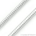 thumbnail image 2 of 1mm 8-Sided Ocatagon Snake Link Chain Necklace in .925 Sterling Silver, 2 of 2