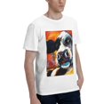 thumbnail image 2 of Bingfone Cow Men'S Loose Fit Short-Sleeve Pocket T-Shirt, 2 of 7