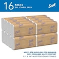 thumbnail image 4 of Scott® Multifold Paper Towel, White, 250 Towels/Pack, 16 Packs/Case, 4 of 4