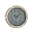 thumbnail image 2 of Deco 79 52558 Metal Rope Glass Wall Clock, 17", 2 of 2