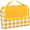 thumbnail image 1 of Large Picnic Blanket 200 x 150cm, Waterproof Picnic Mat for 4-5 People, Portable Beach Mat Suitable for Beach, Park, Camping (Yellow), 1 of 5