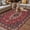 Red, variant on Boho Aztec Outdoor Rug for Patio/Deck/Porch, Non-Slip Large Area Rug 3 x 5 Ft, Country Bohemian Southwest Ethnic Motifs Indoor Outdoor Rugs Washable Area Rugs, Reversible Camping Rug Carpet Runner