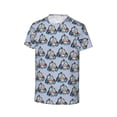 thumbnail image 3 of Fuzoiu Police Car Print Boys' Casual T-Shirt,Crewneck Undershirts,Boys Athletic Shirt,Short Sleeve T-Shirts for Outdoor Play, 3 of 7