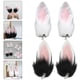 thumbnail image 3 of KAKOWELY 2 pares de pinzas para el pelo para cosplay, con orejas de conejo, para tocado, decoración de orejas y accesorios para disfraz., 3 of 5