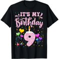 thumbnail image 1 of Playera de Niña para 9º Cumpleaños con Diseño de Dona - ¡Felices 9 Años!, 1 of 7