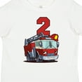 thumbnail image 4 of Inktastic 2nd Birthday Fire Truck Boys or Girls Toddler T-Shirt, 4 of 5