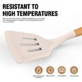thumbnail image 6 of CAROTE 10-Piece Silicone and Wood Cooking Utensil Set, Heat-Resistant, Safe for Nonstick Cookware, 6 of 6