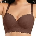 thumbnail image 5 of Posijego Women's Underwire Bras Push up Everyday Bra Lace Full Coverage Breathable Plus Size Bra for Women, 5 of 8