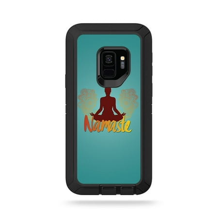 MightySkins Skin For OtterBox Commuter Galaxy S9 - All Hives Matter | Protective, Durable, and Unique Vinyl Decal wrap cover | Easy To Apply, Remove, and Change Styles | Made in the (Best Way To Put Screen Protector On Phone)
