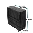 thumbnail image 4 of Folding Bed Cover For Twin Waterproof Breathable Rollaway Bed Storage Bag, 4 of 4