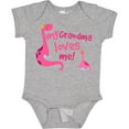 thumbnail image 3 of Inktastic My Grandma Loves Me Girls Dinosaur Girls Baby Bodysuit, 3 of 5