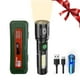 thumbnail image 1 of Linterna LED recargable de alta potencia, alto brillo, haz de largo alcance, con zoom, ideal para emergencias, camping, senderismo y camping., 1 of 9