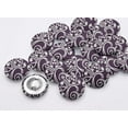 thumbnail image 2 of IBA Indianbeautifulart Purple 1 Inch Buttons For Sewing Fancy Buttons For Crafts 2 Hole Filigree Damask Scrapbooking Canvas Buttons Pack Of 50, 2 of 7