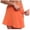 Orange, variant on Mid-Waist Culottes for Women with Pockets Sports Casual Two-Piece New Short Skirt