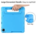 thumbnail image 3 of TECH CIRCLE Kids Case for iPad Air 13 inch M2 2024,iPad Pro 13" Case 2024,Lightweight Shockproof Rugged EVA Kids Friendly Handle Kickstand Child Proof Protective Kids Case with Pencil Holder,Blue, 3 of 6