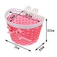 thumbnail image 3 of Children Kids Girls Front Cycle Shopping Holder Red, 3 of 7