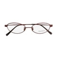 thumbnail image 2 of NEW VERA WANG V01 WOMENS/LADIES OVAL FULL-RIM BURGUNDY CLASSIC SHAPE HIP MADE IN ITALY FRAME DEMO LENSES 49-17-135 EYEGLASSES/SPECTACLES, 2 of 9