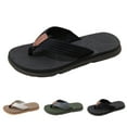 thumbnail image 3 of Mens Sandals Athletic Sports Beach Summer Casual Flip Flop Breathble Mesh Non-Slip Slides Slip on Shoes, 3 of 4