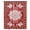 Red, variant on Blue Boho Sheer Curtains 96 Inches Long, Farmhouse Bohemian Medallion Oriental Flower Light Filering Curtains, Privacy Drapes Simi Floor to Veiling Curtain for Living Room Bedroom Window Treatment