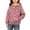 Pink, variant on Spazoro Girls Hooded Sweatshirt with Pockets, Hooded Neck Long Sleeve Drawstring Leopard Print Warm Pullover Tops Casual Hoodies for School Blue Size 7