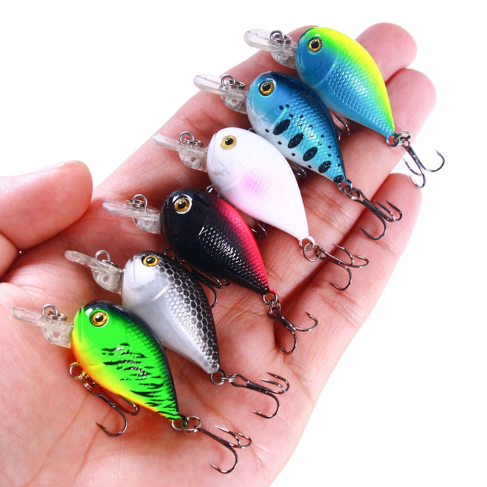 HENGJIA Crankbait for Bass Fishing 1.96inches Shallow Diving Crank Bait Square Bill for Shallow Diver Saltwater and Freshwater Crank baits Fishing Lures