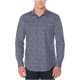 thumbnail image 2 of Camisa con Botones florales Perry Ellis para hombre azul LT, 2 of 2
