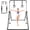 Black, variant on Gymnastics Bars for Kids with Rings, Junior Kip Training Bars Equipment for Home, Folding Height Adjustable Horizontal Bars