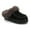 Black, variant on Womens Taran Sherpa Round Toe Warm Flexible Comfort Mule Slipper