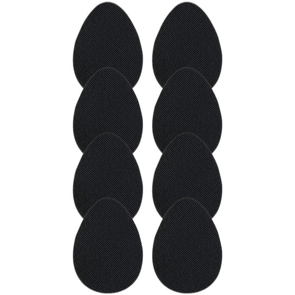 DVKOVI Shoe Pads Self Adhesive Anti Slip Sole Sticker Protector Odorless Silicone Shoe Grips for High Heels Sports Shoes Black 4 Pair