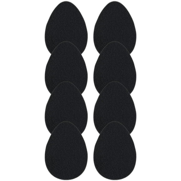 Shoe Pads GADEBAO Self Adhesive Anti Slip Sole Sticker Protector Premium Odorless Silicone for High Heels Black 8 Pieces