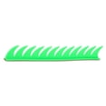 thumbnail image 1 of FRCOLOR Creative Personalized Retro Helmet Decoration Motorcycle Helmet Patch Cockscomb Head Horn Joint Strip (Green Arc-shaped), 1 of 4