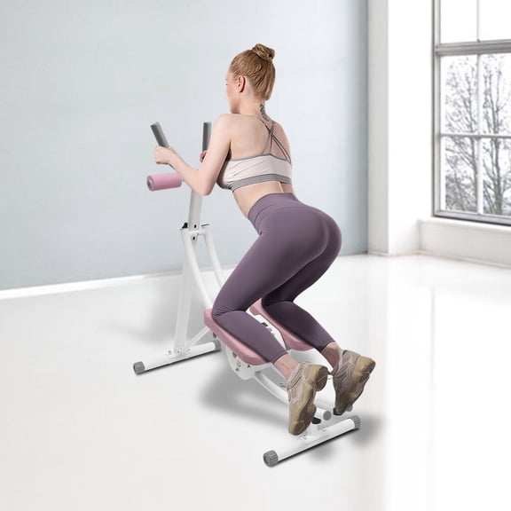 Miumaeov Ab Workout Equipment Fitness Abdominal Trainers Ab Workout Machine for Home Gym Foldable Fitness Exercise Equipment Ab Trainer 330lbs Weight Capacity