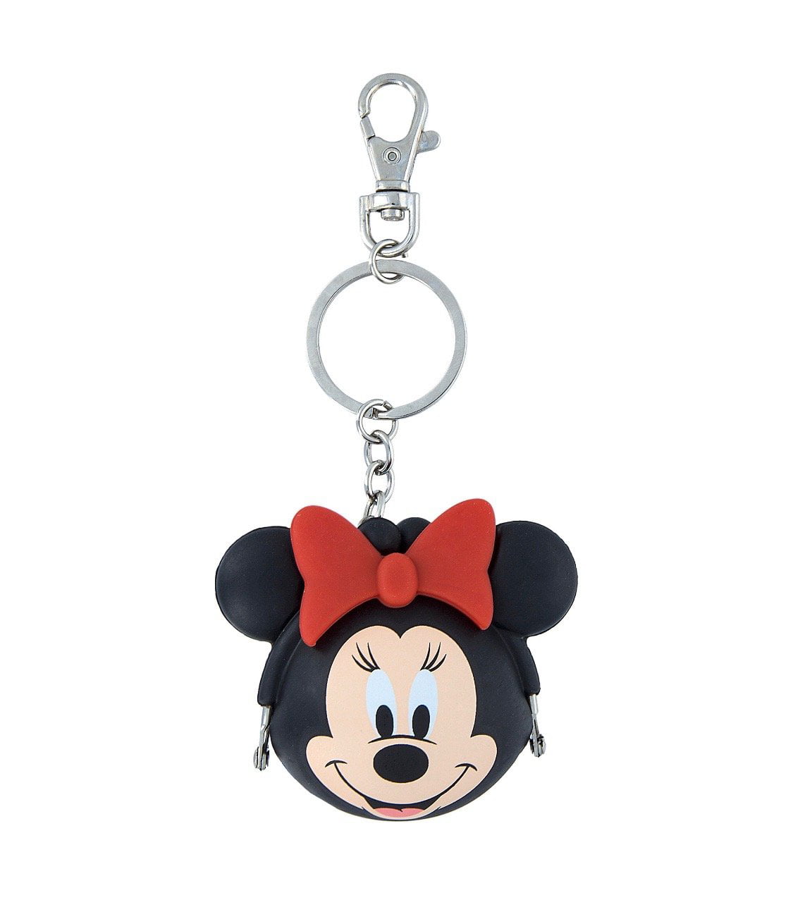 Disney Parks Mickey Mouse Coin Purse Silicone Keychain New with Tags, Adult Unisex, Size: One size, Grey