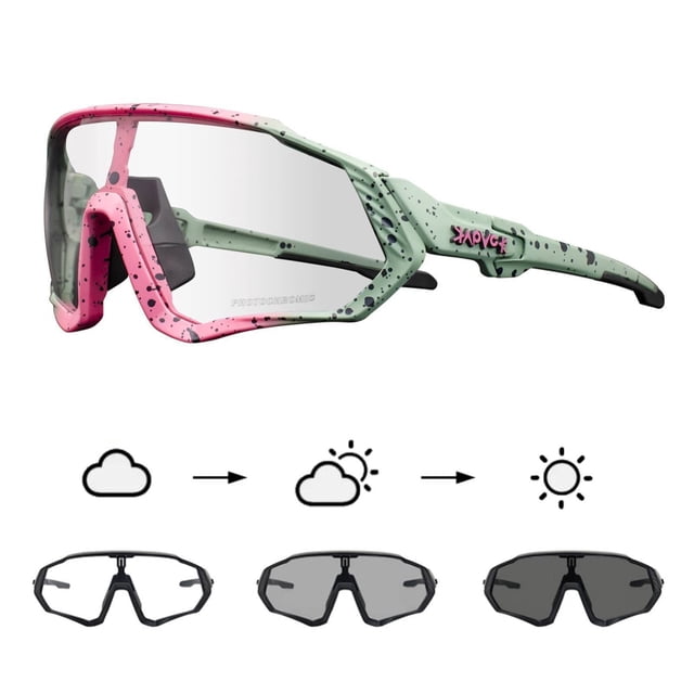 Gafas de Ciclismo KAPVOE Fotocromáticas K9408 para Hombre