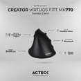 thumbnail image 4 of Kit Teclado y Mouse Acteck VIRTUOS FITT MK770 Inalambrico USB-C Negro, 4 of 6