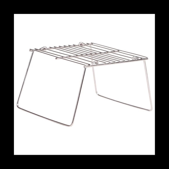 Mini Parrilla PortáTil para Acampar Parrilla Plegable para Fogatas, Adecuada para Viajes y Supervivencia TamañO Ampliado: 18X16X12Cm