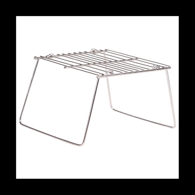 Mini Parrilla PortáTil para Acampar Parrilla Plegable para Fogatas, Adecuada para Viajes y Supervivencia TamañO Ampliado: 18X16X12Cm