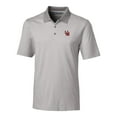 thumbnail image 2 of Men's Cutter & Buck Gray Ole Miss Rebels Big & Tall Forge Tonal Stripe Stretch Polo, 2 of 3