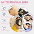 thumbnail image 5 of Dog Cone - Soft Dog Cone to Stop Licking, Comfy Cones for Dogs After Surgery, Adjustable Dogs Cones Collar Elizabethan Pet E-Collar for Medium Pets, Pet Recovery Collar, Brown Medium, 5 of 5