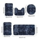 thumbnail image 3 of ¡Ofertas del día! Juego de 5 alfombrillas de baño Topliu de colores variados, suaves, cómodas y con absorción de agua, antideslizantes, gruesas y lavables para baño y ducha., 3 of 8