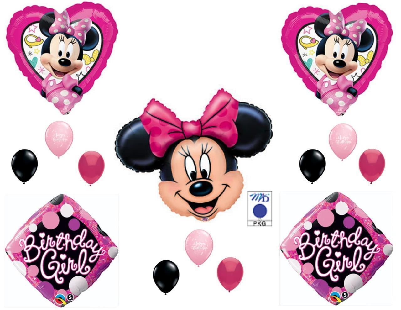 Pink Birthday 6 Kits Disney© Minnie Mouse Happy Helpers Collection amscan Wall & Table Decoration Kit 398847 