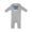 AC-Heather Grey, variant on Inktastic Blueberries Cute Powered by Baby Romper Coveralls