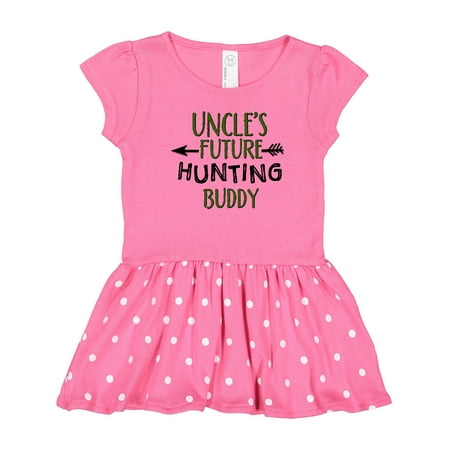 

Inktastic Uncles Future Hunting Buddy Gift Toddler Girl Dress