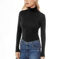 thumbnail image 2 of nine bull Womens Turtleneck Sweater Pullover Casual Long Sleeve Slim Fit Pullover Top Basic Knit Sweaters, 2 of 7
