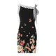 thumbnail image 4 of Vestido sin mangas con hombros descubiertos y cuello redondo estampado a la moda de verano para mujer Pompotops  ghjkhdj5891, 4 of 5