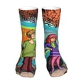 thumbnail image 2 of Lsque Scooby-Doo Print Women's Men's Novelty 16in Crew Socks Cotton Socks Knee High Socks for Walking,Running,Nurses,Pregnancy, 2 of 6