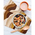 thumbnail image 3 of Orange Brown Ombre Kitchen Dish Towels for Drying Dishes Set of 4, Modern Geometric Moire Abstract Art Waffle Weave Microfiber Hand Tea Bathroom Towels Quick Dry & Absorbent Towel 12x12, 3 of 7